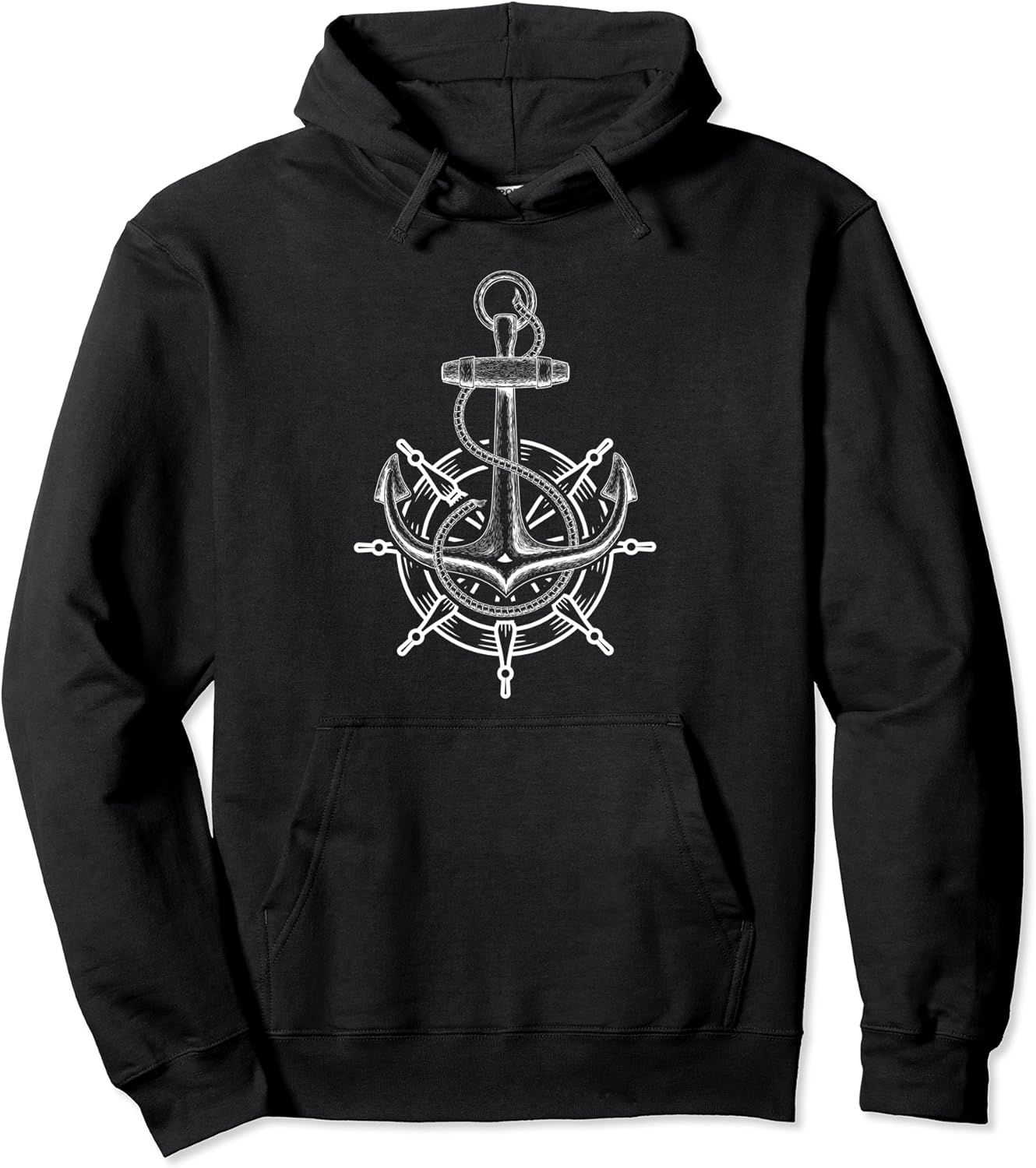 Retro Vintage Boat Anchor Sailboat Nautical Yachting Sailor Pullover